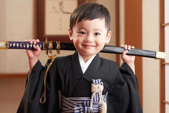 おいらせ町写真館での7歳女の子七五三着物撮影